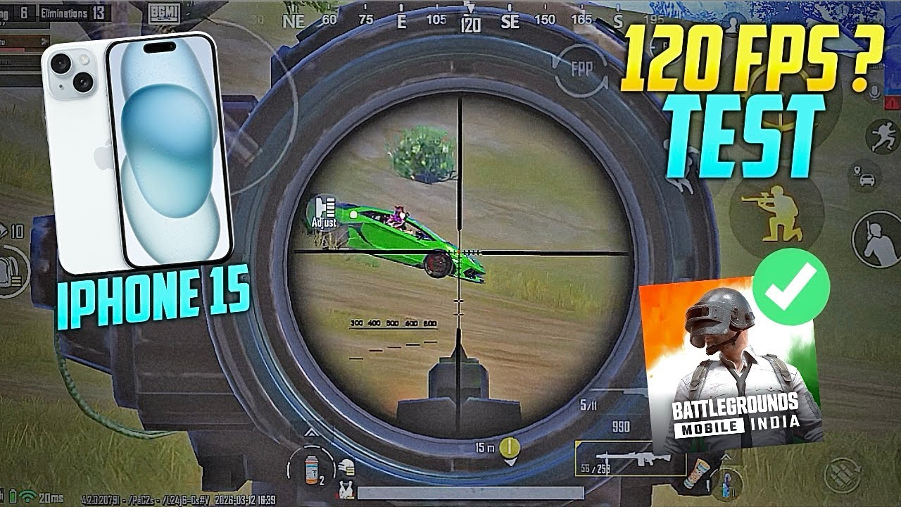 🔥IPHONE 15 BGMI 4.2 UPDATE TEST IPHONE 15 WORTH IN 2026 IPHONE 15 GAMING REVIEW AND GAMEPLAY