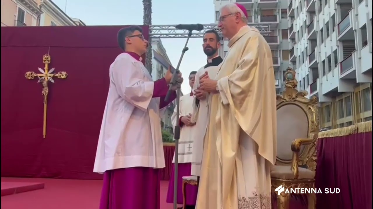 16 Luglio 2023   Taranto   Mons  Miniero celebra aggregazione consorelle carmine