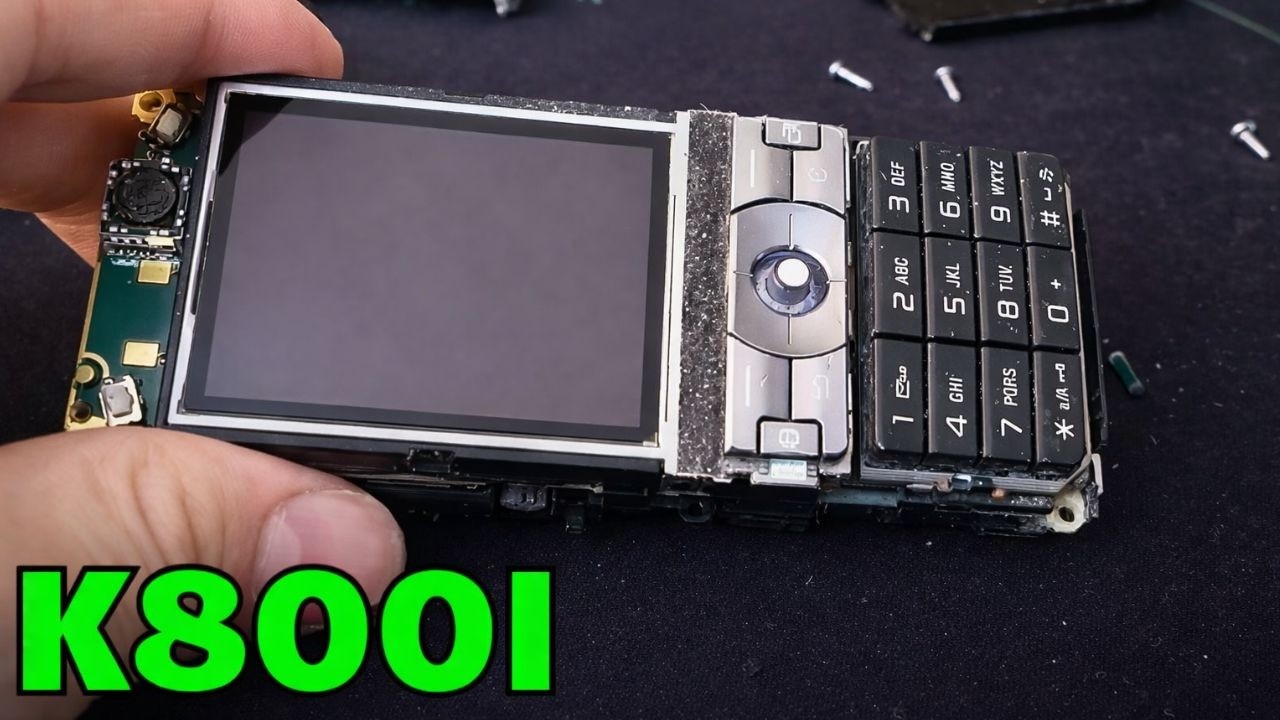 Разборка / ремонт Sony Ericsson k800i.