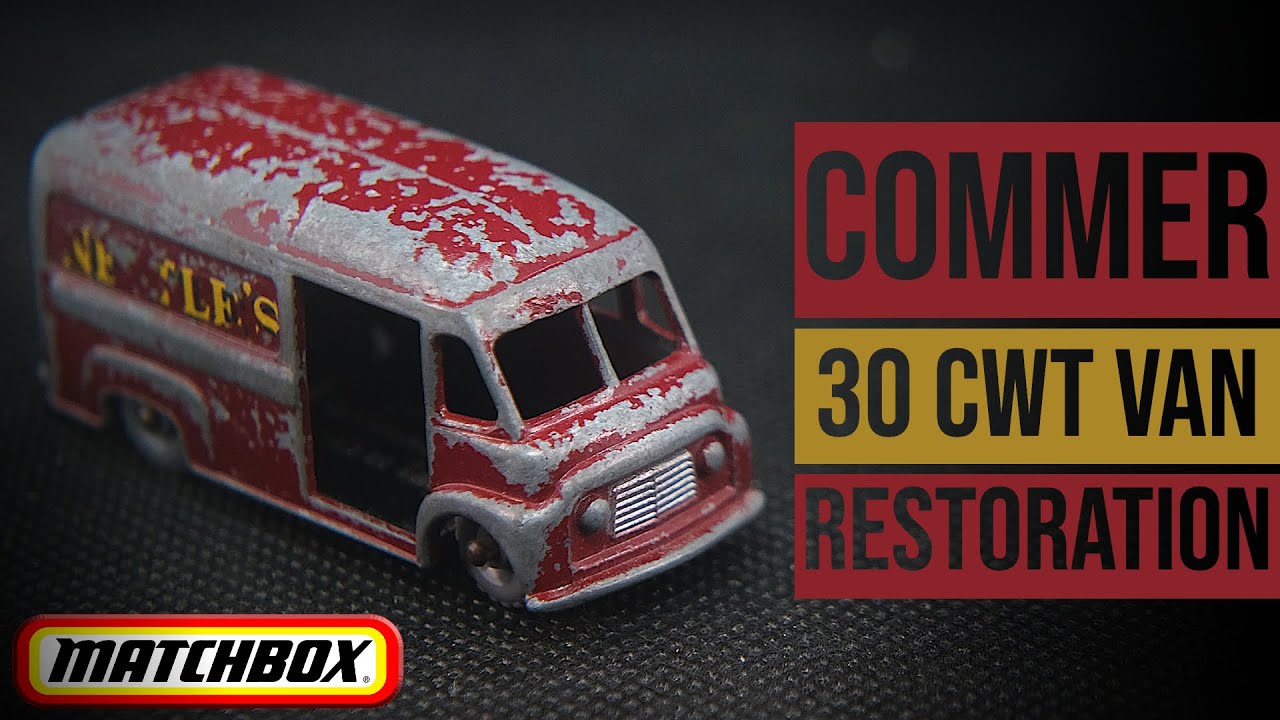 MATCHBOX restoration: 69A Commer 30 CWT Nestlé Van
