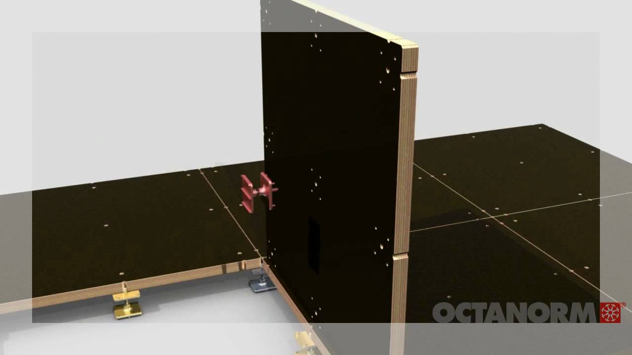 OCTANORM® . Double Floor system . Floorsystem without flash bolt