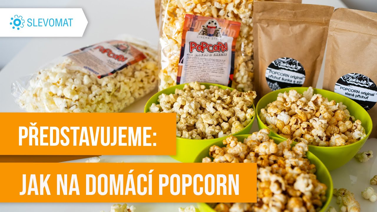 Představujeme: Ručně vyráběný popcorn
