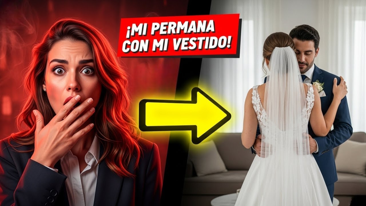 Llegué a casa sin avisar y encontré a mi hermana usando mi vestido de novia frente a MI marido...