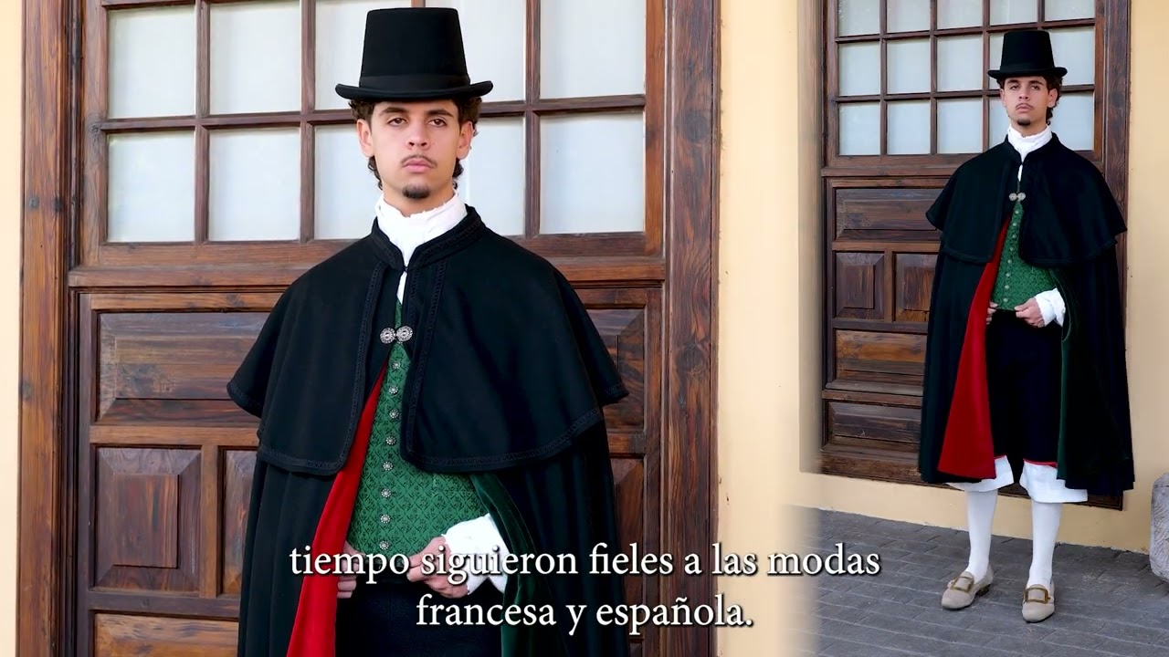 25 HOMBRE DE TENERIFE CON TRAJE DE DOMINGO O FIESTA PRINCIPIOS DEL SIGLO XX