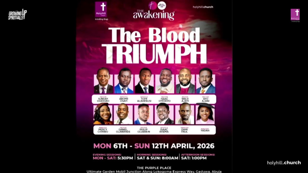 GROWING UP SPIRITUALLY (3) WITH PASTOR SUNDAY OGIDIGBO | FIRST SERVICE | 15TH MARCH 2026