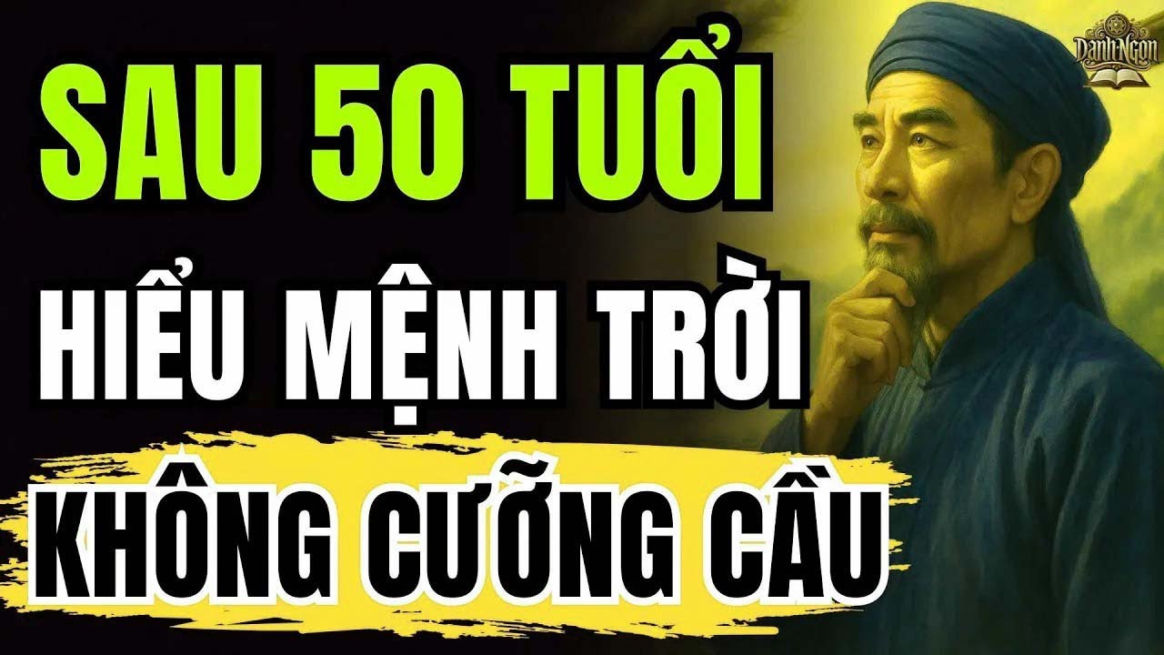 Vì Sao SAU 50 TUỔI, Cần Học CÁCH SỐNG THUẬN TỰ NHIÊN & Theo LUẬT NHÂN QUẢ   Càng Cưỡng Cầu