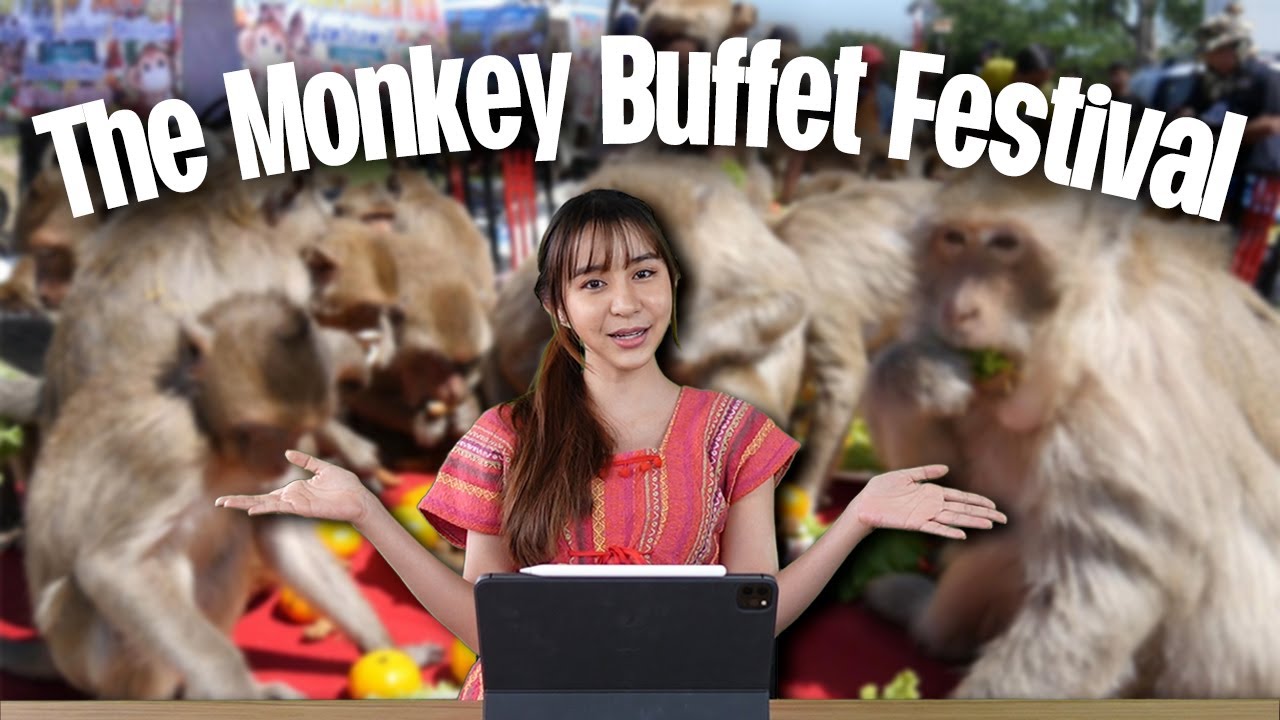 The Monkey Buffet Festival in Thailand | 2 Minutes Thailand