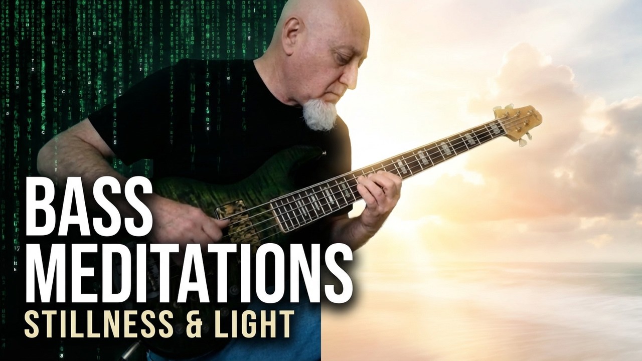Bass Guitar Stillness and Light