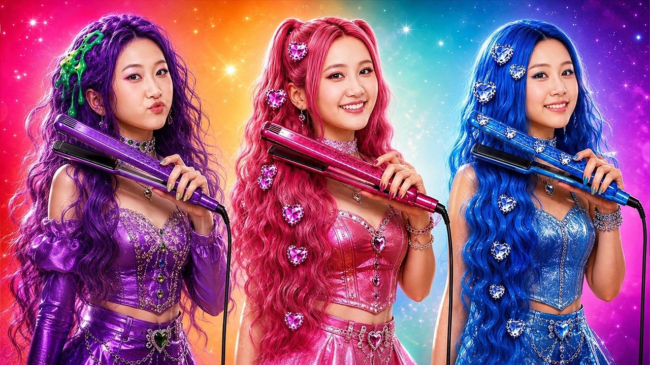 Broke Vs Rich Vs Giga Rich At Beauty Salon K-Pop Demon Hunters!!