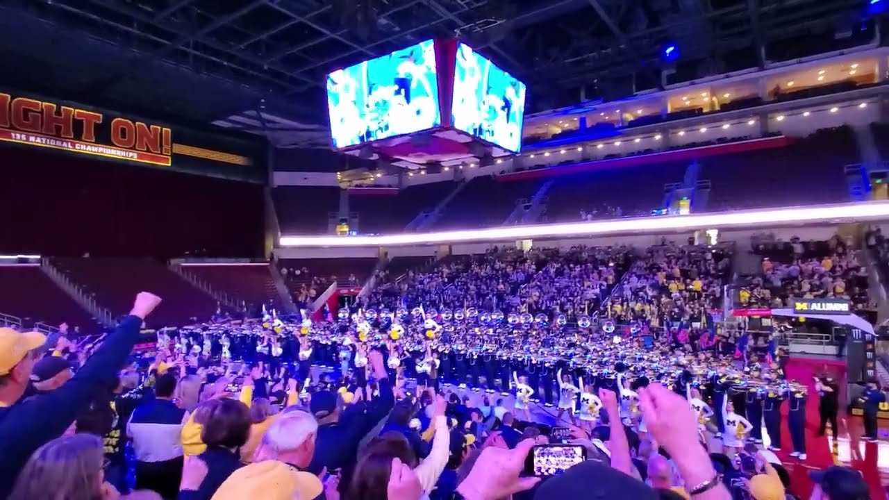 Michigan Marching Band 2024 Rose Bowl Alumni Pep Rally