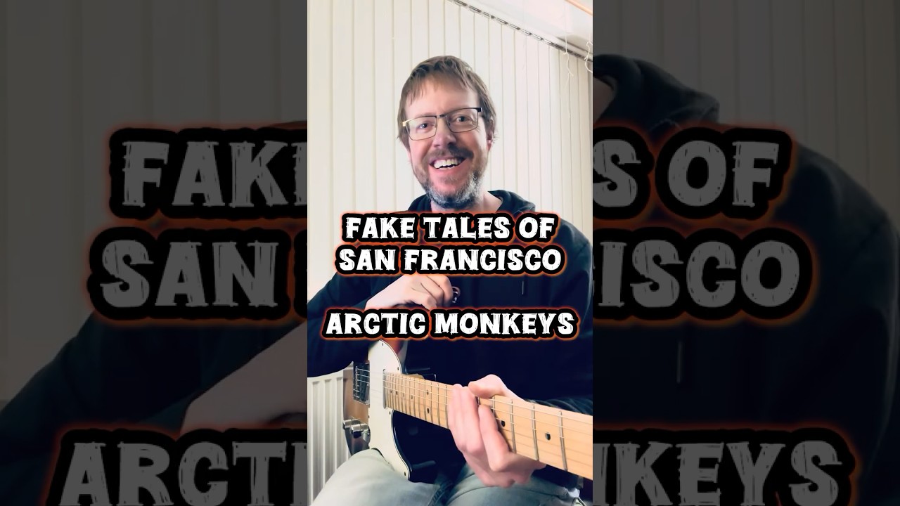 ‘Fake Tales Of San Francisco’ by Arctic Monkeys. 20-second guitar challenge! 🎸 How to play the riff