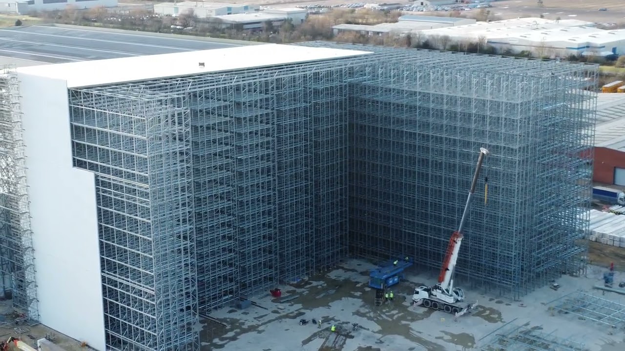 Corbys  new freezer factory, fully automated ,under construction...