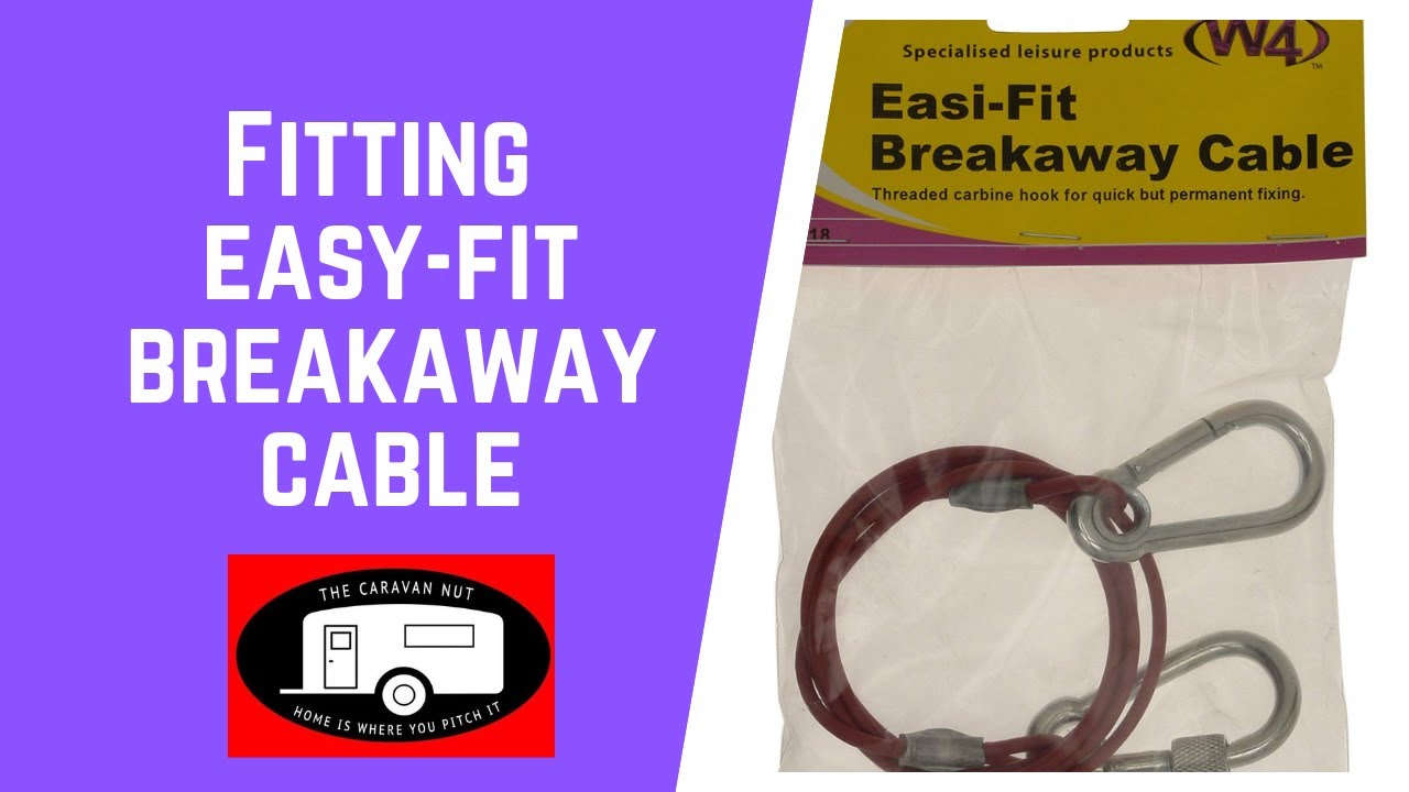 Easy fit brake away cable replacement