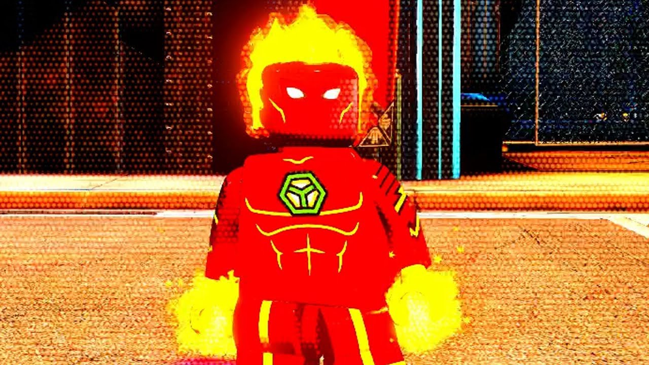 BEN 10 Heatblast LEGO DC Supervillains Custom