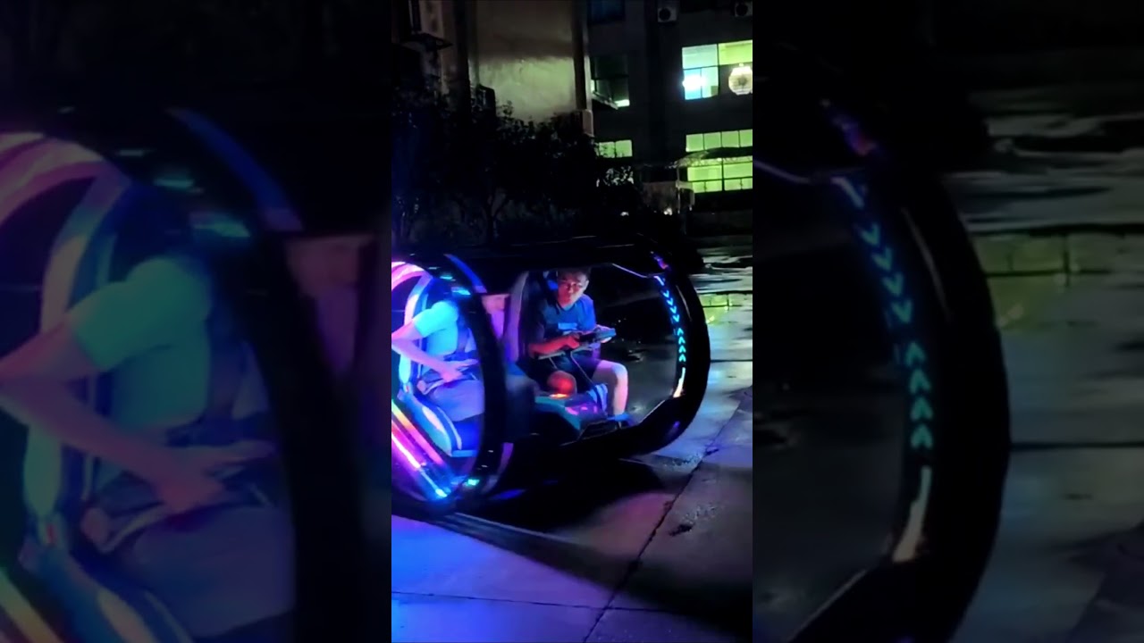 Experience Unmatched Thrills Our 360 Rolling Car #amusementride #rollingcars #happycars