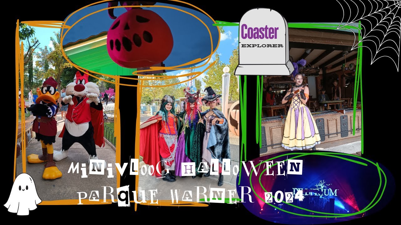 Minivlog Halloween Parque Warner-2024/Coaster explorer