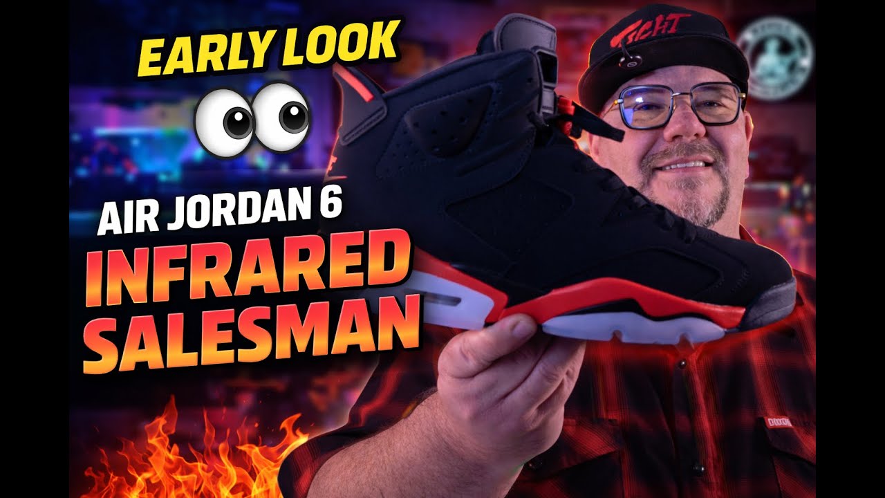 Предварительный обзор 👀 Air Jordan 6 “Reverse Infrared Salesman Sample”