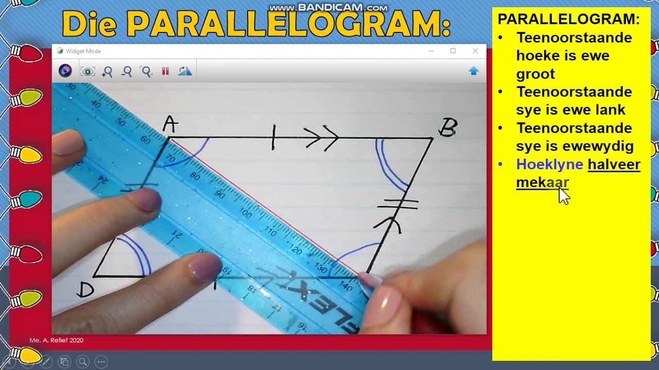 3.4 MEETKUNDE: DIE PARALLELOGRAM