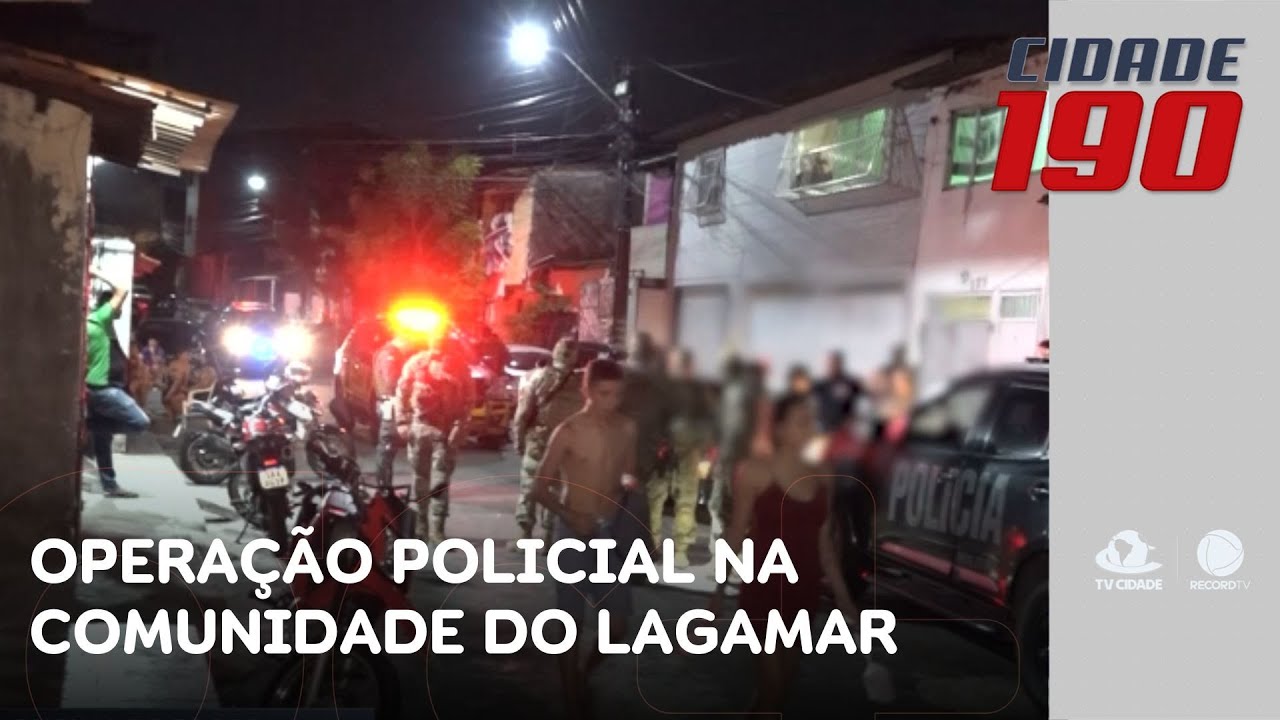 Equipe de reportagem da TV Cidade acompanha operação policial na comunidade do Lagamar | Cidade 190