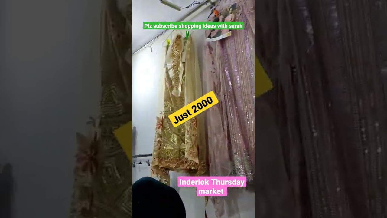 Partywear suit in inderlok Thursday market new designs suit #inderlokmarket #delhi #delhimarket