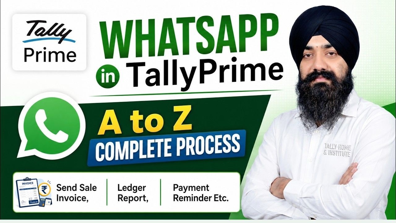 WhatsApp In TallyPrime | How to Send invoices & other documents via WhatsApp in TallyPrime