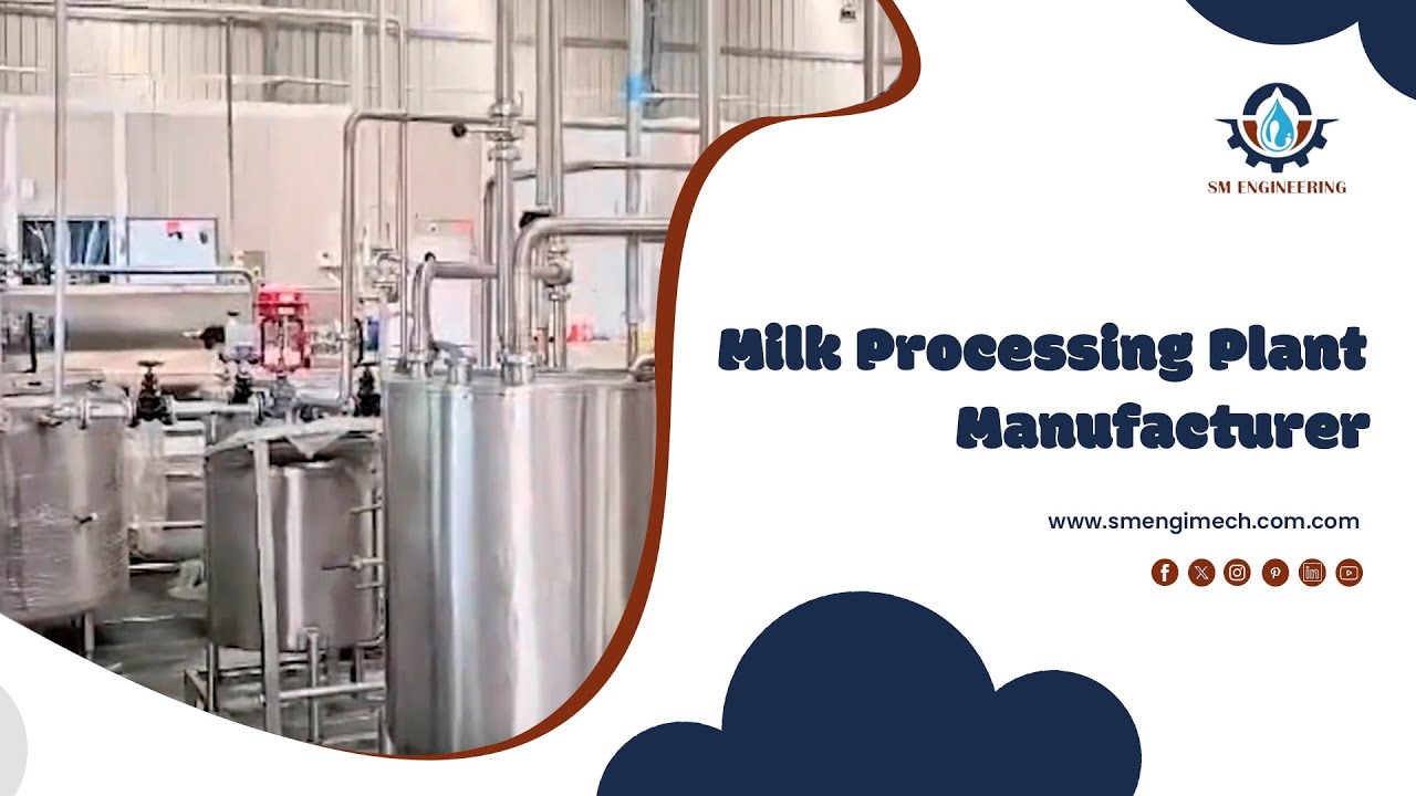 Milk Processing Plant Manufacturer | Dairy Plant Setup | Milk Processing Machine Supplier
