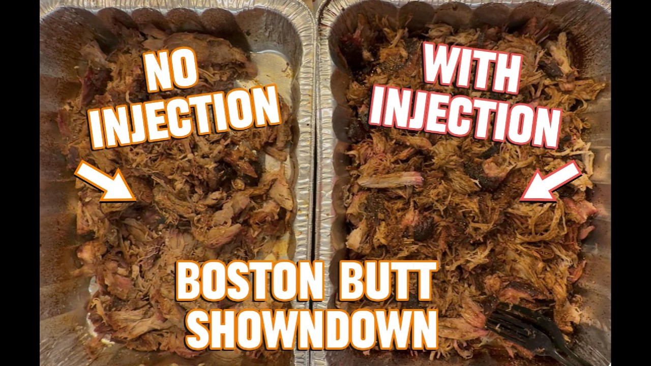 Injected vs Non-Injected Pork Butt | What Really Changed? #ncbbq  #porkbutt  #bbqexperiment