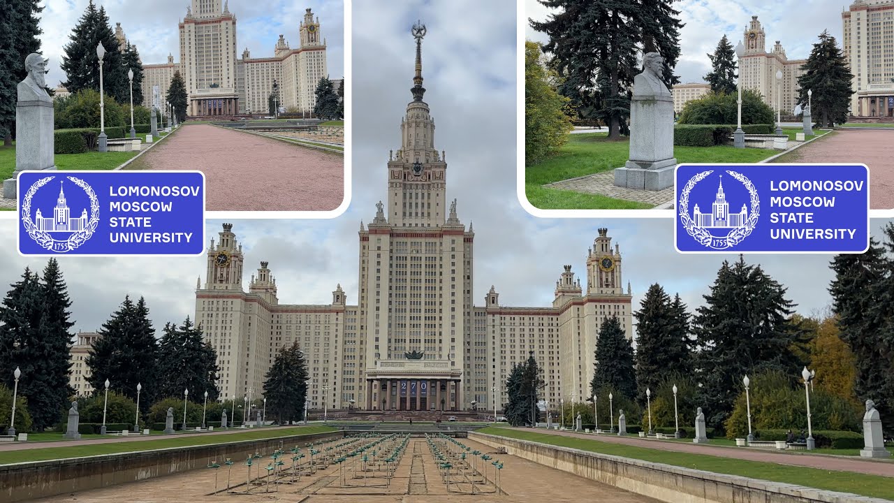 Московский государственный университет имени Ломоносова: Экскурсия по саду «Аллея учёных».