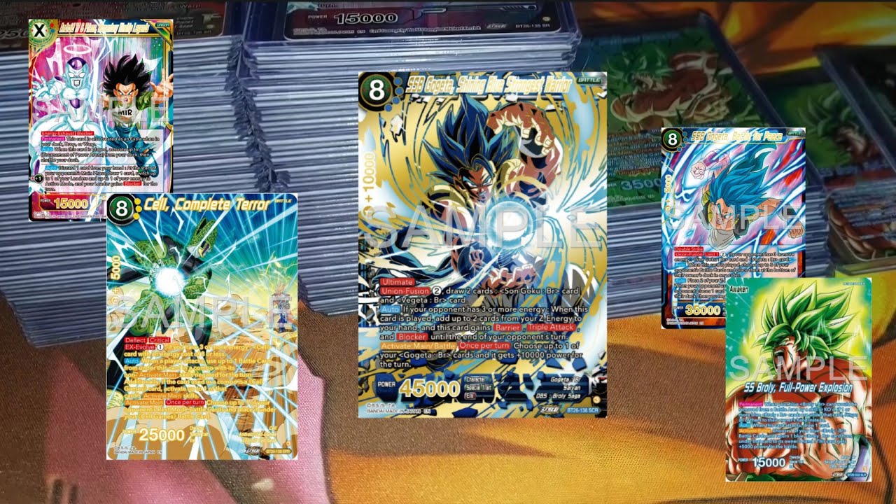 Was man alles aus 1 Case  DBS Ultimate Advent ziehen kann