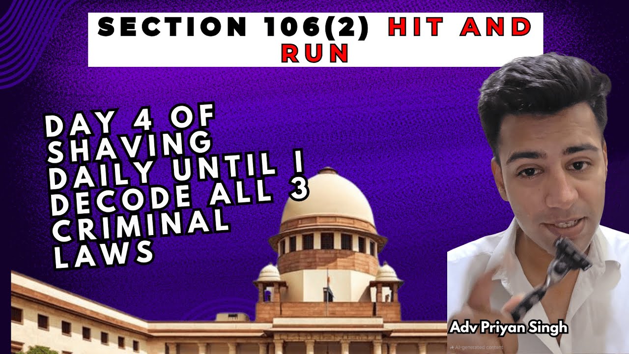 Section 106(2) Hit and Run BNS &ndash; Why Running Away is a Bigger Crime.