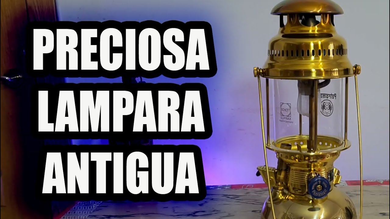 LAMPARA ANTIGUA DE PARAFINA "PETROMAX"/ COMO ENCENDER FACIL Y RAPIDO