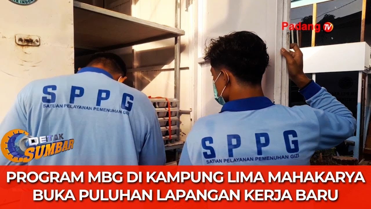 Program MBG di Kampung Lima Mahakarya Buka Puluhan Lapangan Kerja Baru