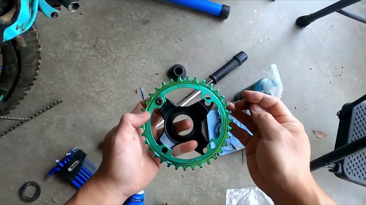Ride5Dev 104BCD Chainring install on Orbea Rise DIY~