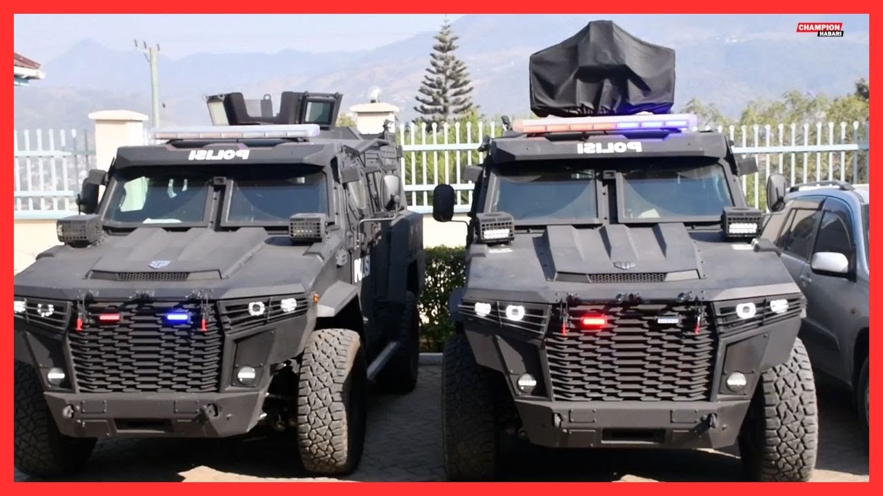 JESHI LA POLISI LAZIDI KUJIIMARISHA KIUSALAMA, MAGARI MAPYA YA KIVITA KUTOKA KWA IGP WAMBURA