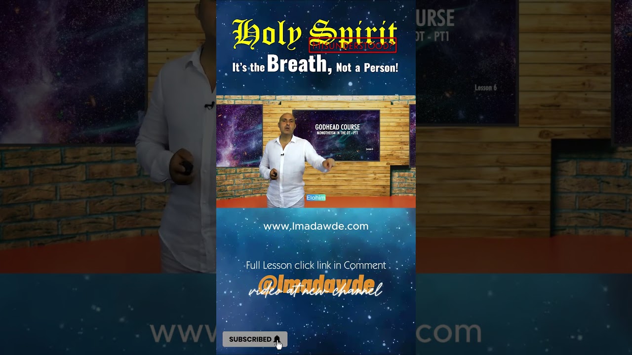 Holy Spirit Misunderstood? It&rsquo;s the Breath, Not a Person!