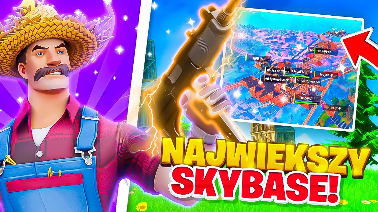 100 WIDZÓW na SKYBASE tylko z NOWYM PRZEDMIOTEM w Fortrnite!