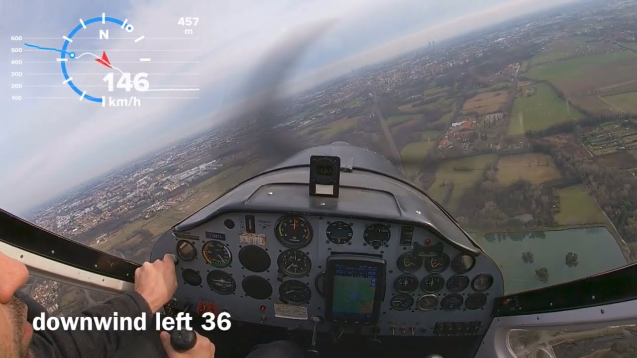 Cold flight north Milan with P92 echo super