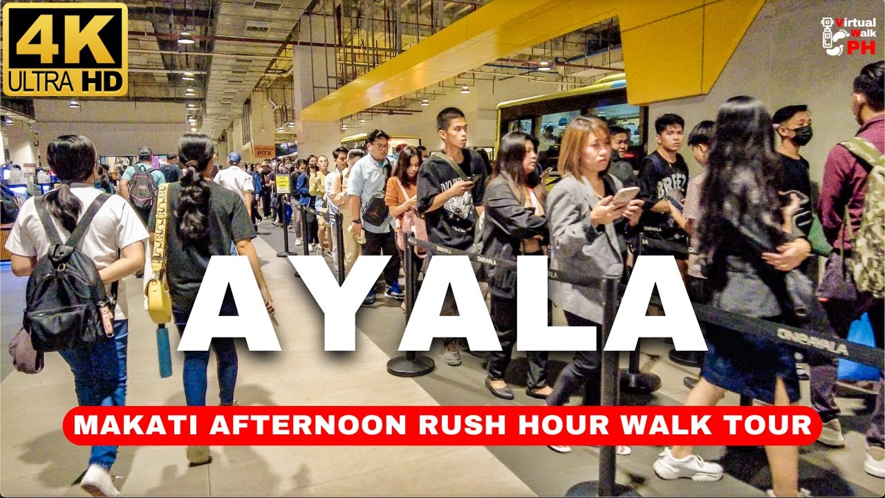 [4K] TRAPPED in Long Line | Ayala Makati Afternoon Rush Hour | Commuters' Daily Problem (2024)