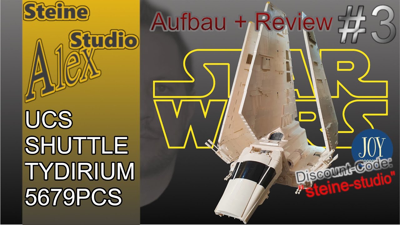 Sehr beeindruckend!! Das Tydirium Shuttle #3 Aufbau der Flügel.