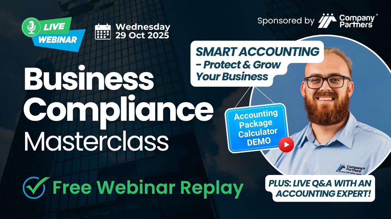 SME Accounting Made Simple — Protect & Grow Your Business  Compliance Webinar Oct 2025