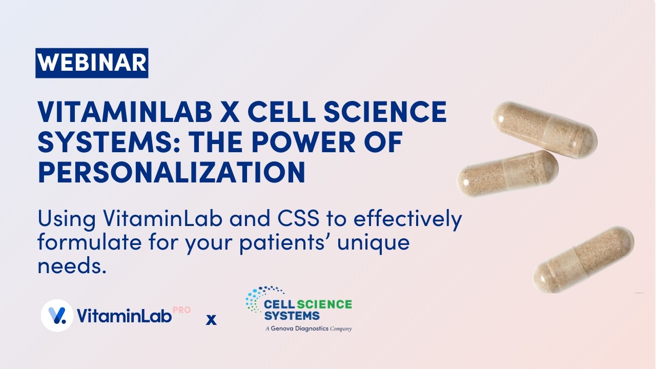 VitaminLab x Cell Science Systems: The Power of Personalization