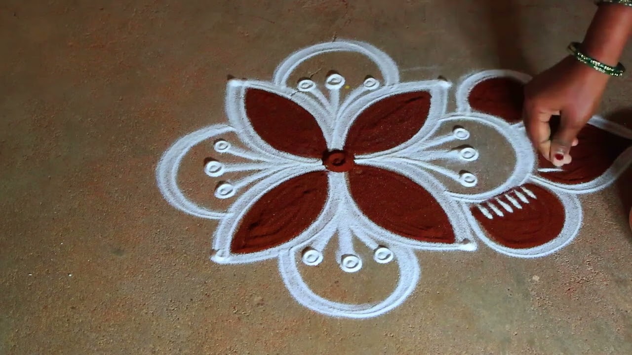 Maasi madham 2026🌹flowers rangoli kolam 🌹3*3 special beautiful kolangal 🌹 pandaga muggulu