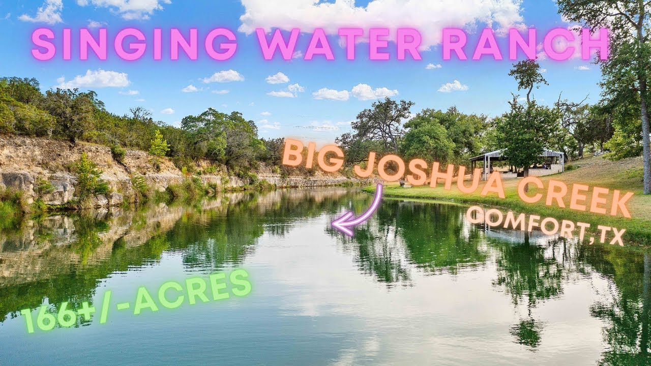 Singing Water Ranch For Sale - Comfort, Texas - MLS Luxury Group - Live Water