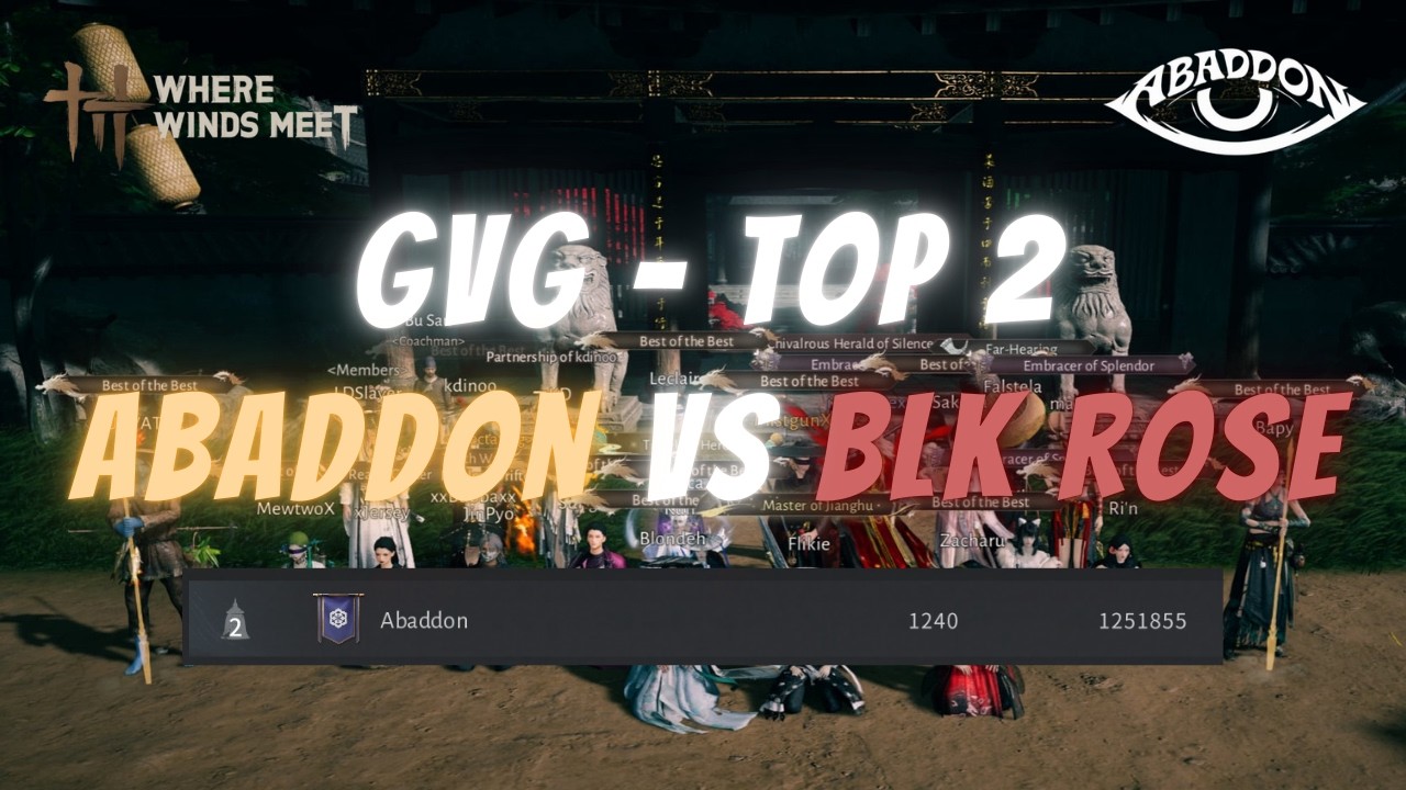 Where Winds Meet - Top 1 PH Guild 