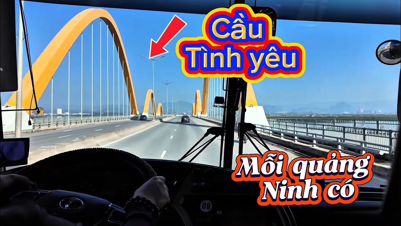 P.5 Ngày cuối tiễn khách china về móng cái đi qua cây cầu chỉ QN có#ngockb #travel #dulich #xekhach 