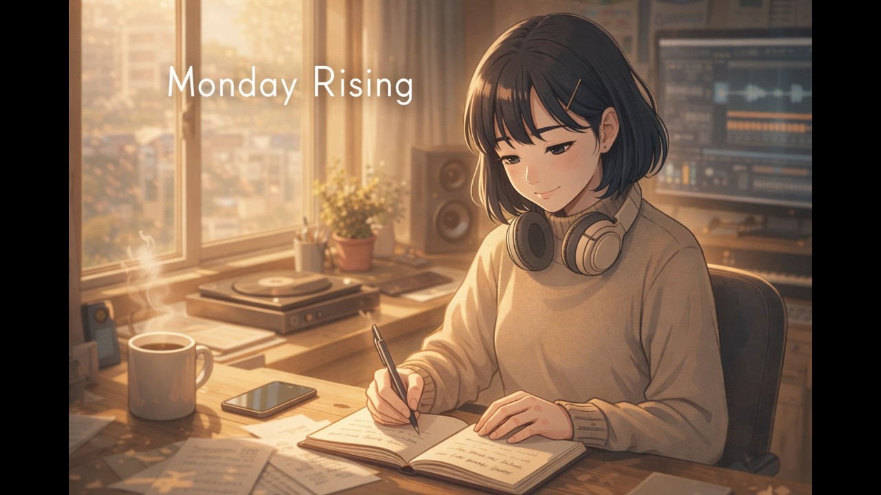 Monday Rising 🌅 1 Hour Morning Motivation Mix | 作業用BGM / เพลงทำงาน ☕️