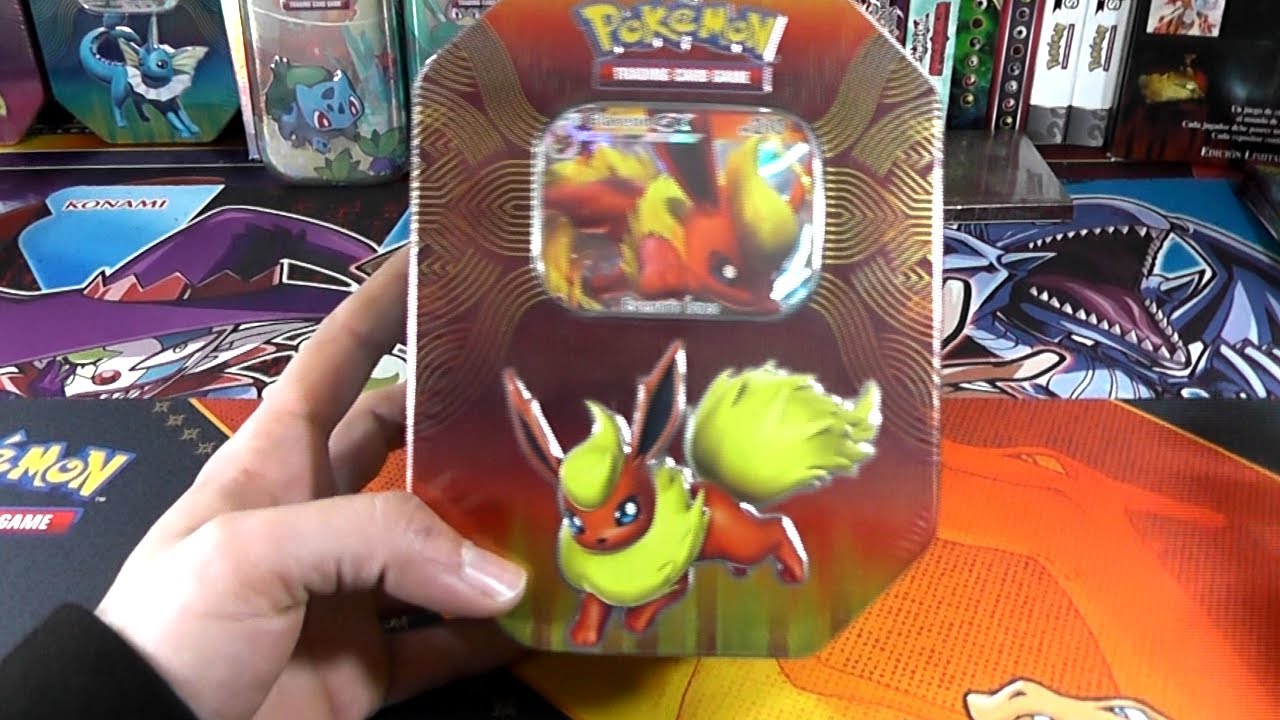 APERTURA DE CARTAS POK&Eacute;MON 2019! LATA DE FLAREON GX + Cartas antiguas