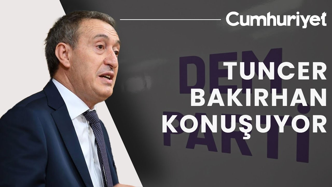 #CANLI | DEM Parti Grup Toplantısı başlıyor; Tuncer Bakırhan konuşuyor