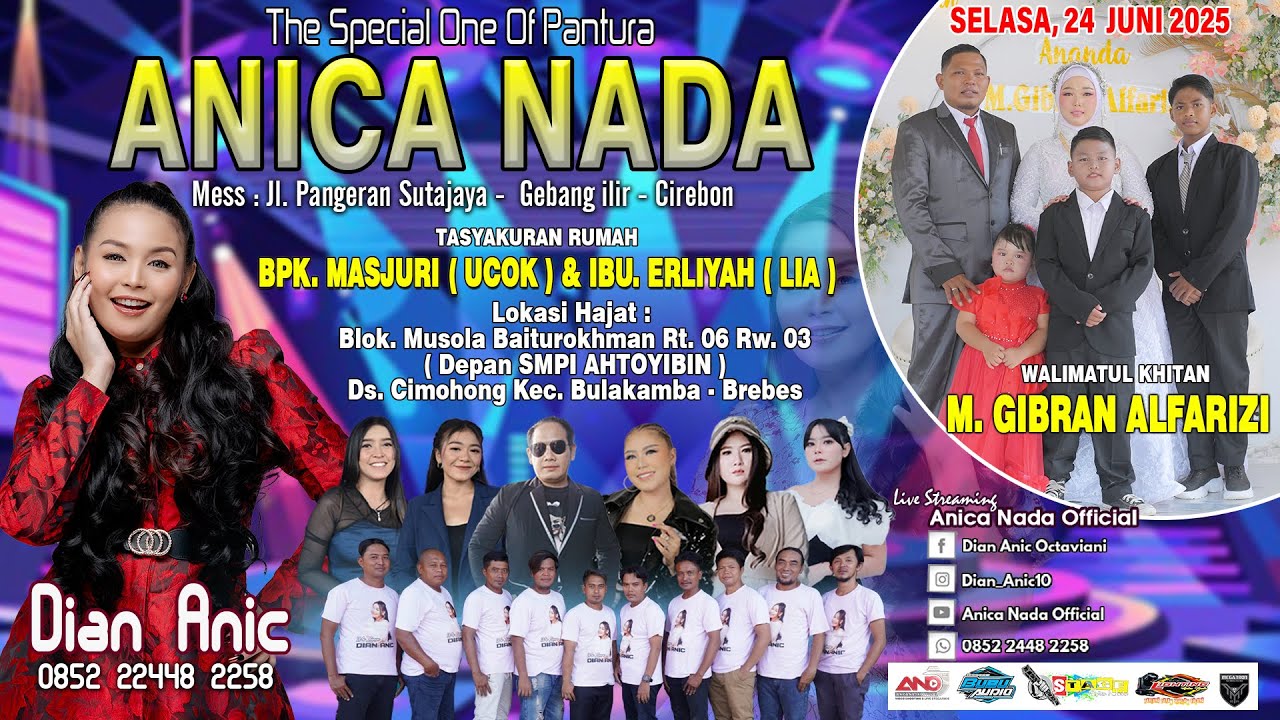 🔴LIVE ANICA NADA ( DIAN ANIC ) | EDISI SIANG 24 JUNI 2025 | CIMOHONG | BULAKAMBA | BREBES