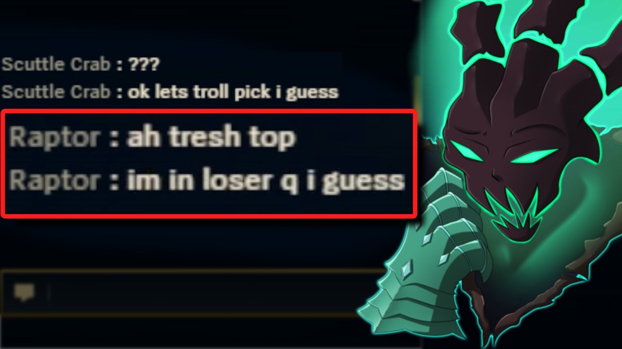 They Really Blamed Thresh Top for their 
